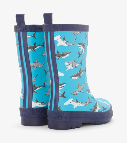 Bottes de pluie au fini mat pour garçon – Fiesta de requins