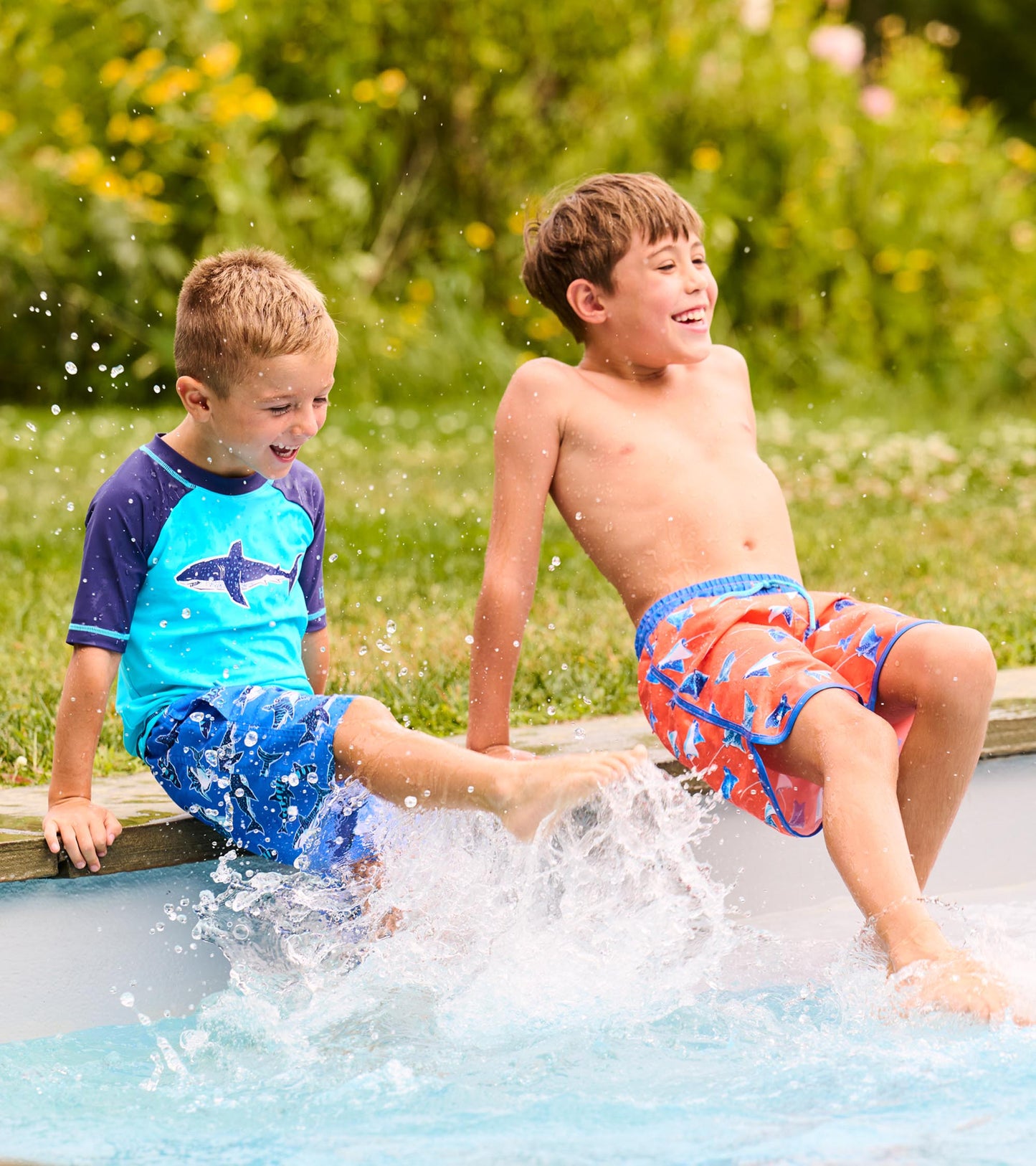 Short de bain – Raies