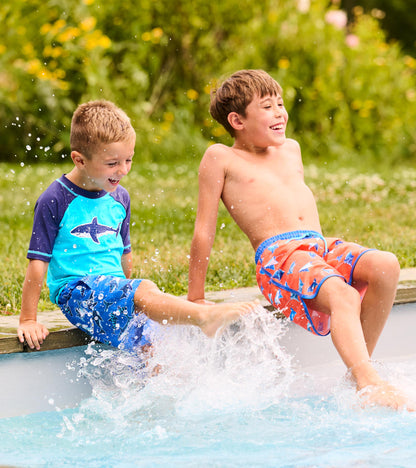 Short de bain – Raies