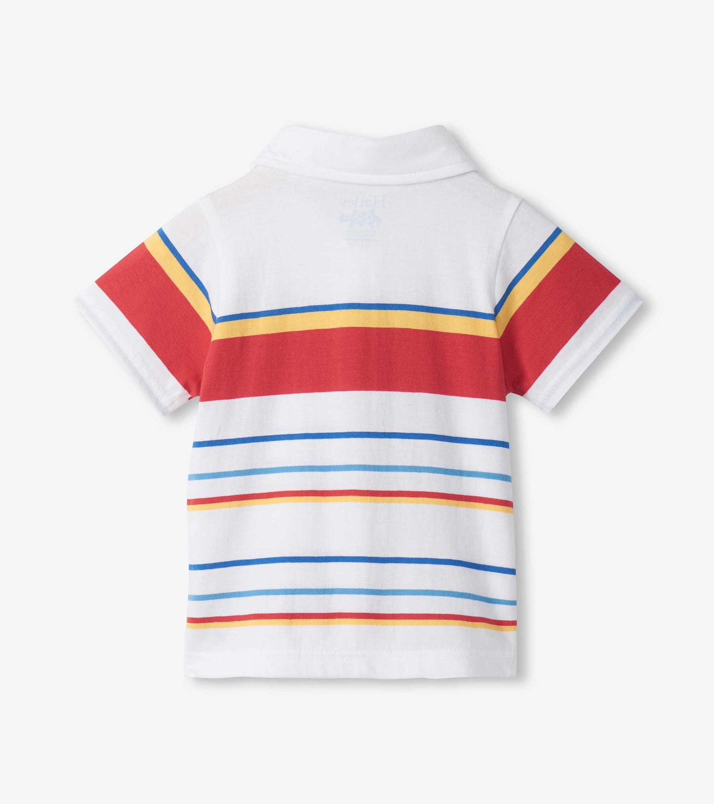 Baby & Toddler Boys Seascape Stripes Peached Jersey Polo T-Shirt