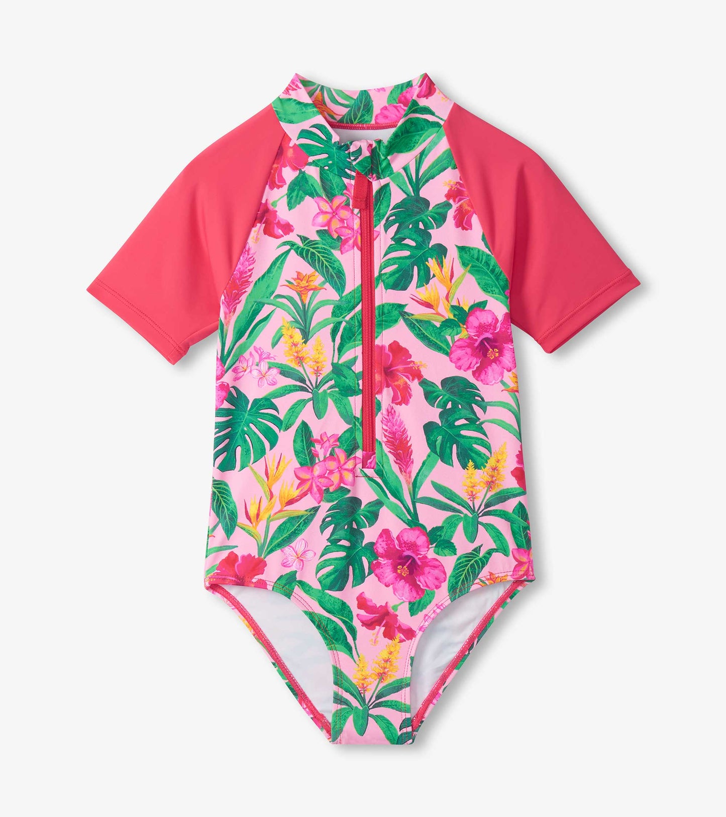 Maillot protecteur une pièce – Fleurs tropicales