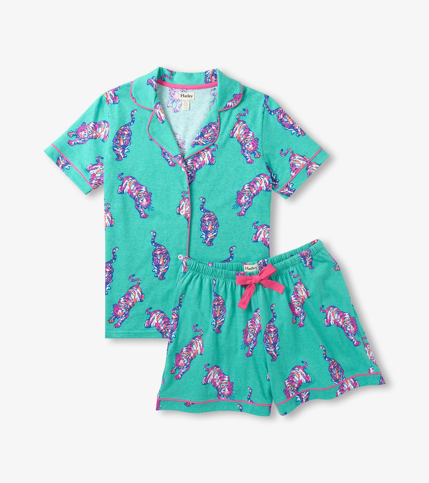 Women's Fierce Tigers Short Pajama Set