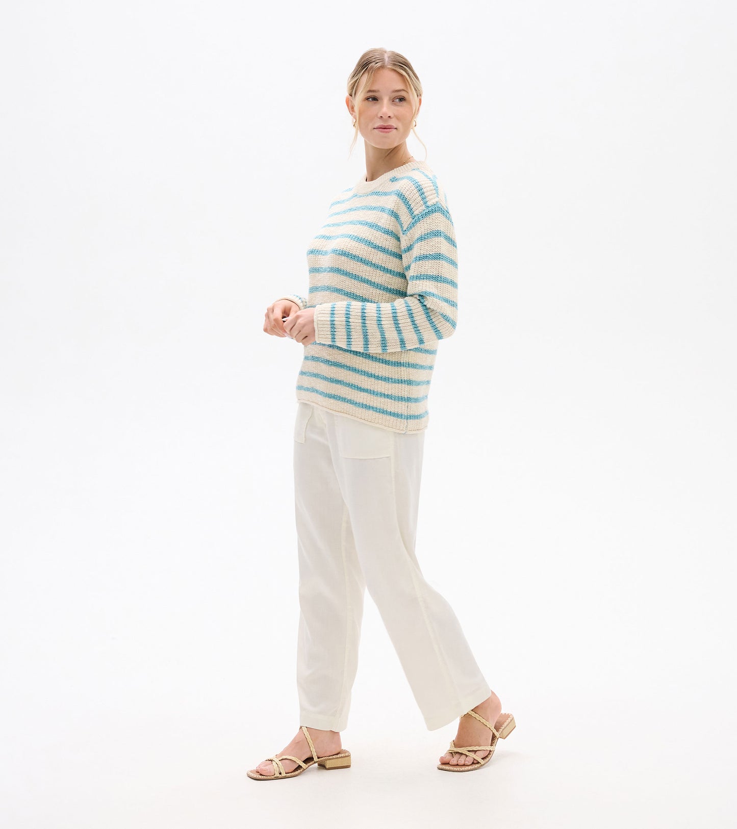 Athena Sweater - Cashmere Blue