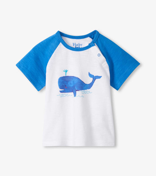 Baby & Toddler Boys Spouting Whale Raglan T-Shirt