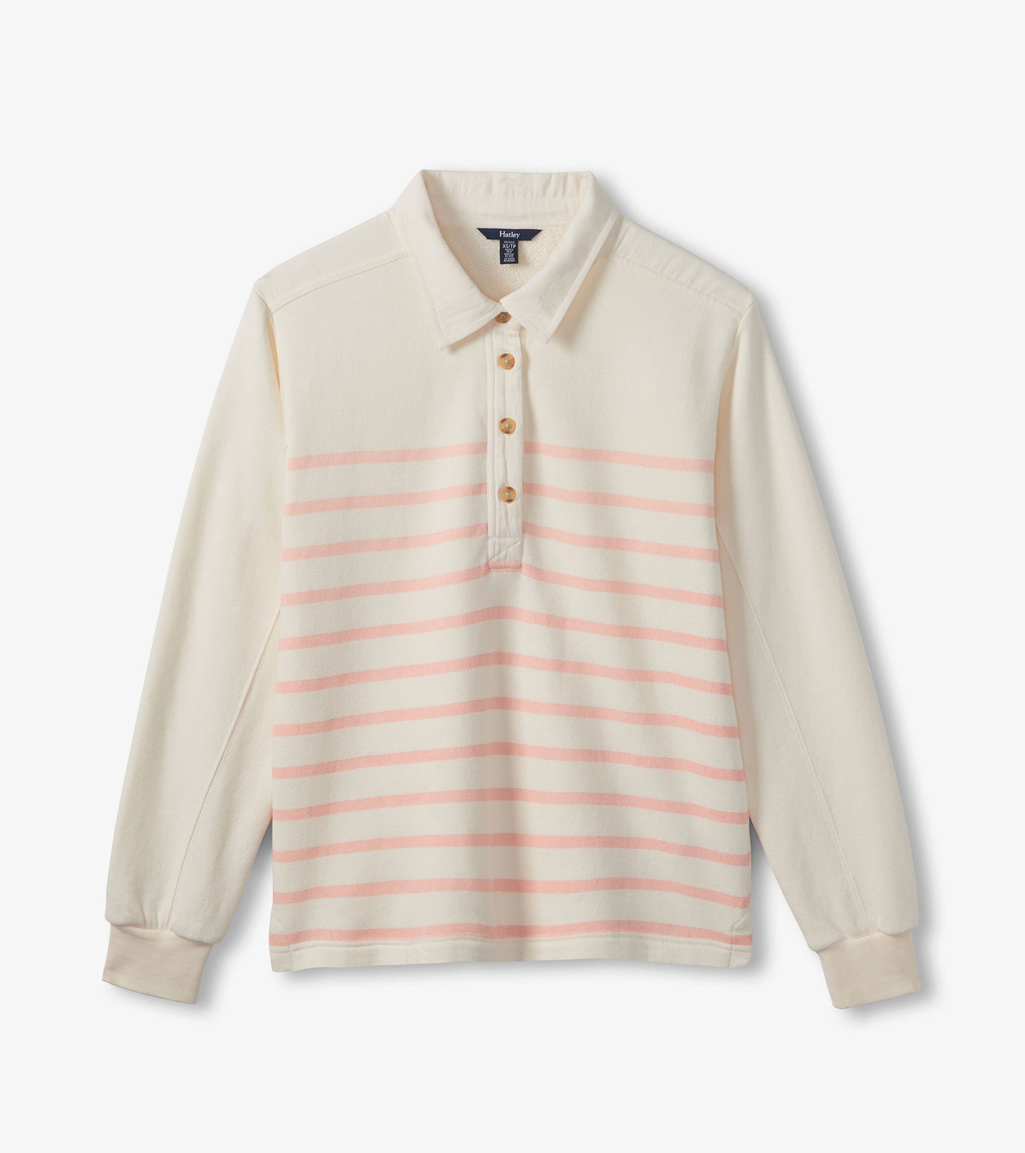 Coco Polo Top - Pink Stripes