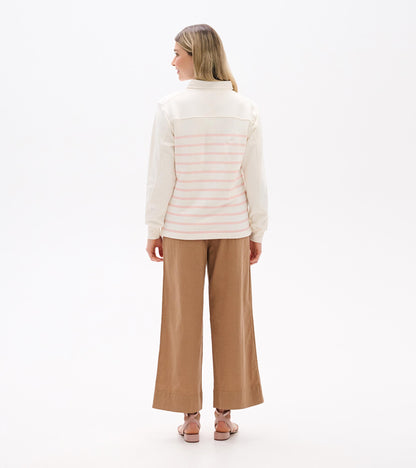 Coco Polo Top - Pink Stripes