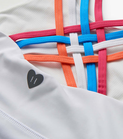 Cami sport à bretelles – Blanc