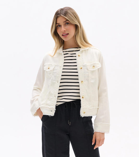 Tencel Jacket - Whisper White
