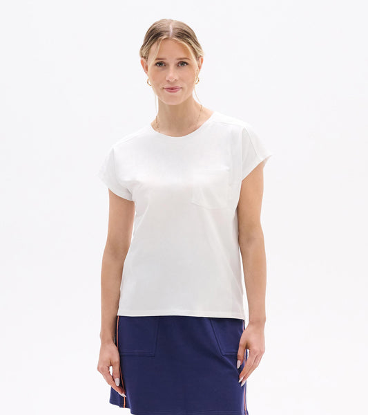 Ella Relaxed Tee - White