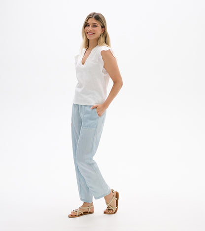 Mix Media Tank - White