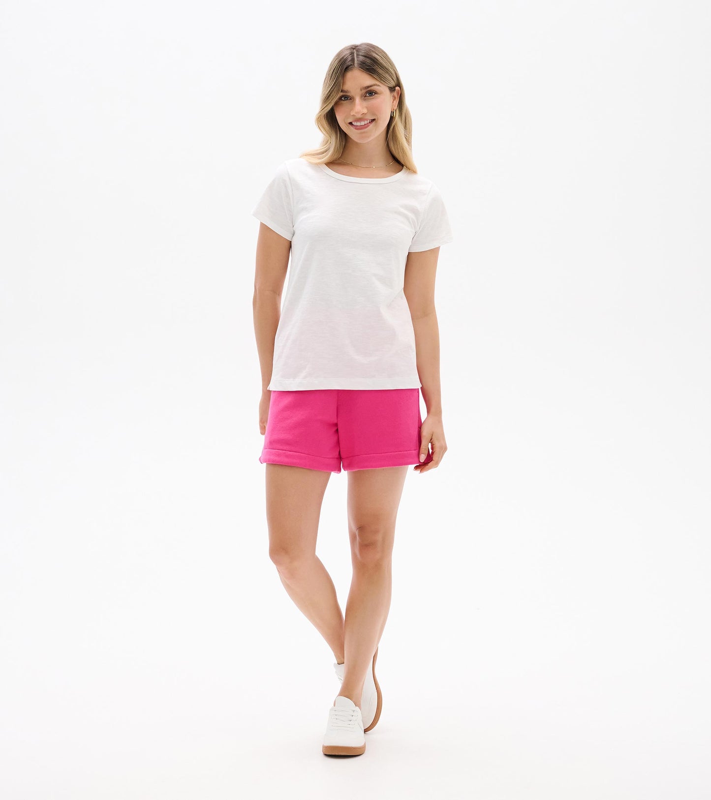 Essential Crew Neck Tee - White