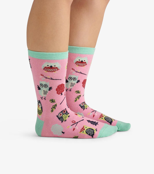Women's Night Owl Crew Socks