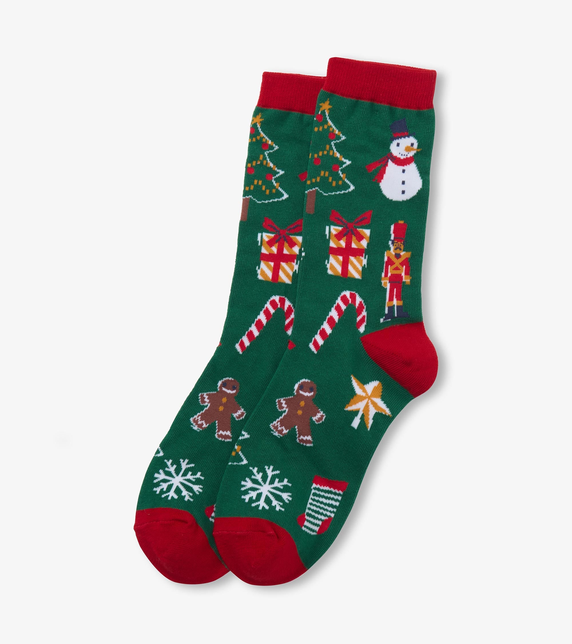 Chaussettes pour femme – Collage de motifs des fêtes