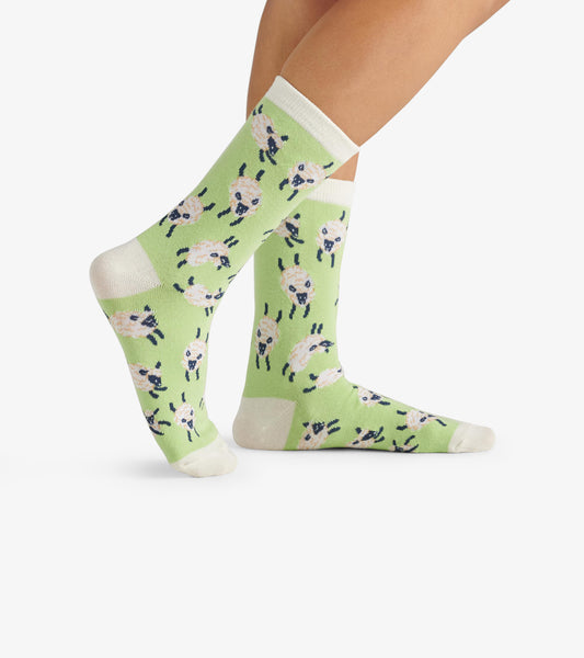 Women's Falling To Sheep Crew Socks