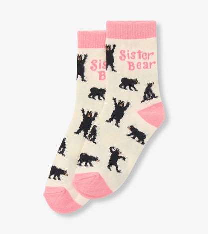 Chaussettes pour enfant – Sœur oursonne