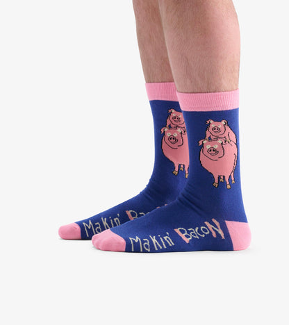 Men's Making Bacon Crew Socks