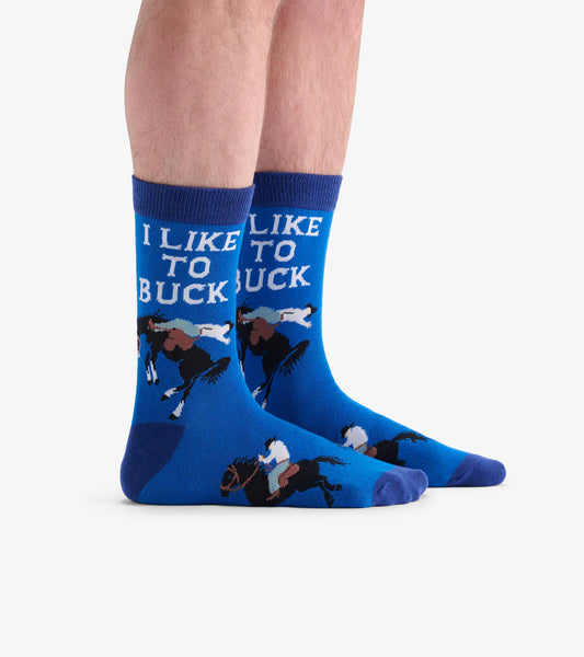 Chaussettes pour homme – Rodéo « I Like To Buck »