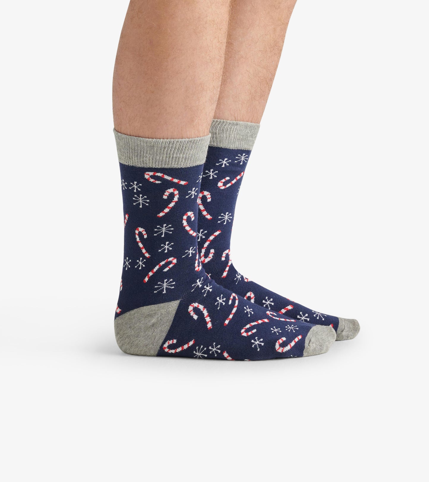 Men's Candy Canes Crew Socks