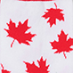 View Men's Maple Leafs Crew Socks - Red maple leaves pattern on a light background