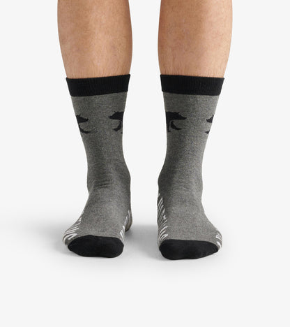 Chaussettes pour homme – Ours noir « Wild Thing »
