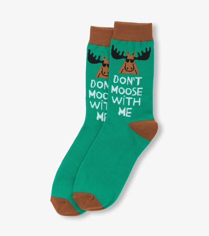 Chaussettes pour homme – Orignal « Don’t Moose with »