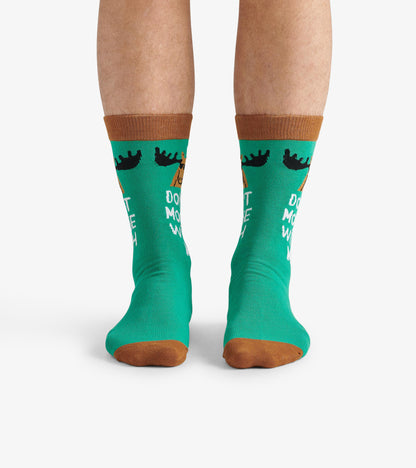 Chaussettes pour homme – Orignal « Don’t Moose with »