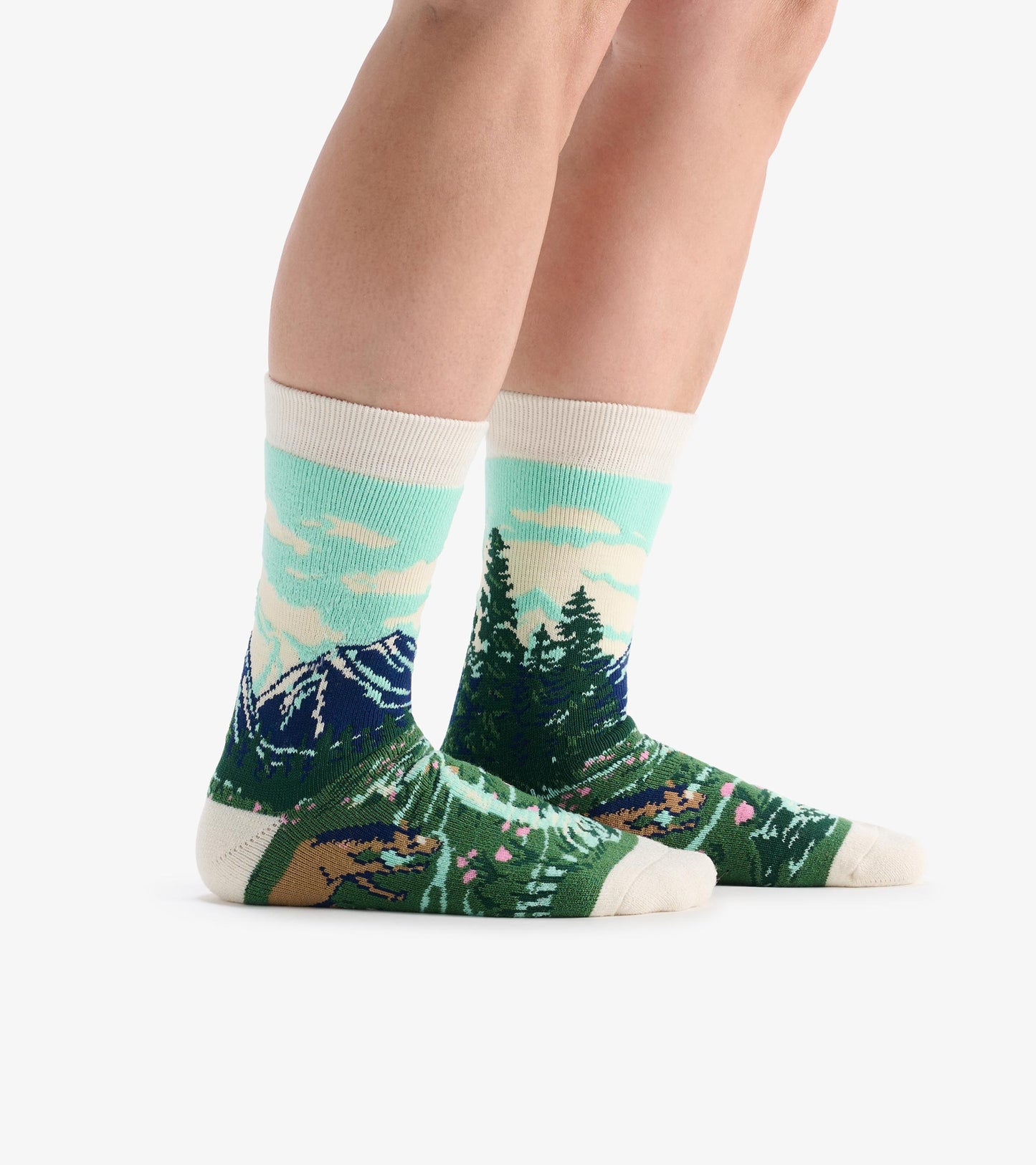 Chaussettes douillettes pour femme – Cheval de ranch