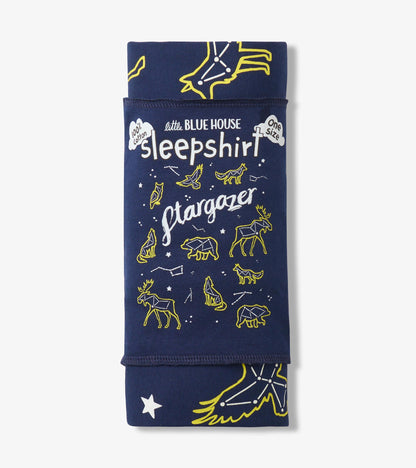 Chemise de nuit pour femme – Constellations d’animaux « stargazer »