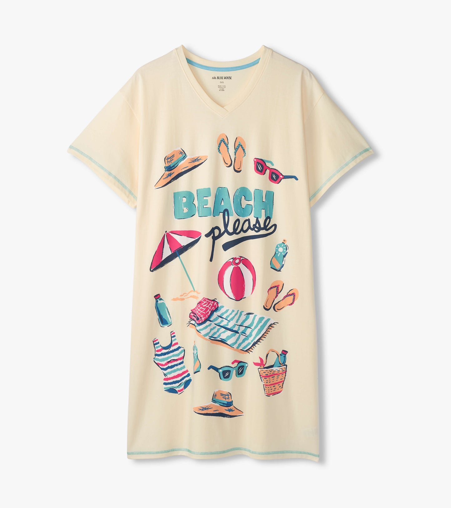Chemise de nuit pour femme – Plaisirs de plage