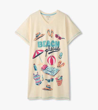 Chemise de nuit pour femme – Plaisirs de plage