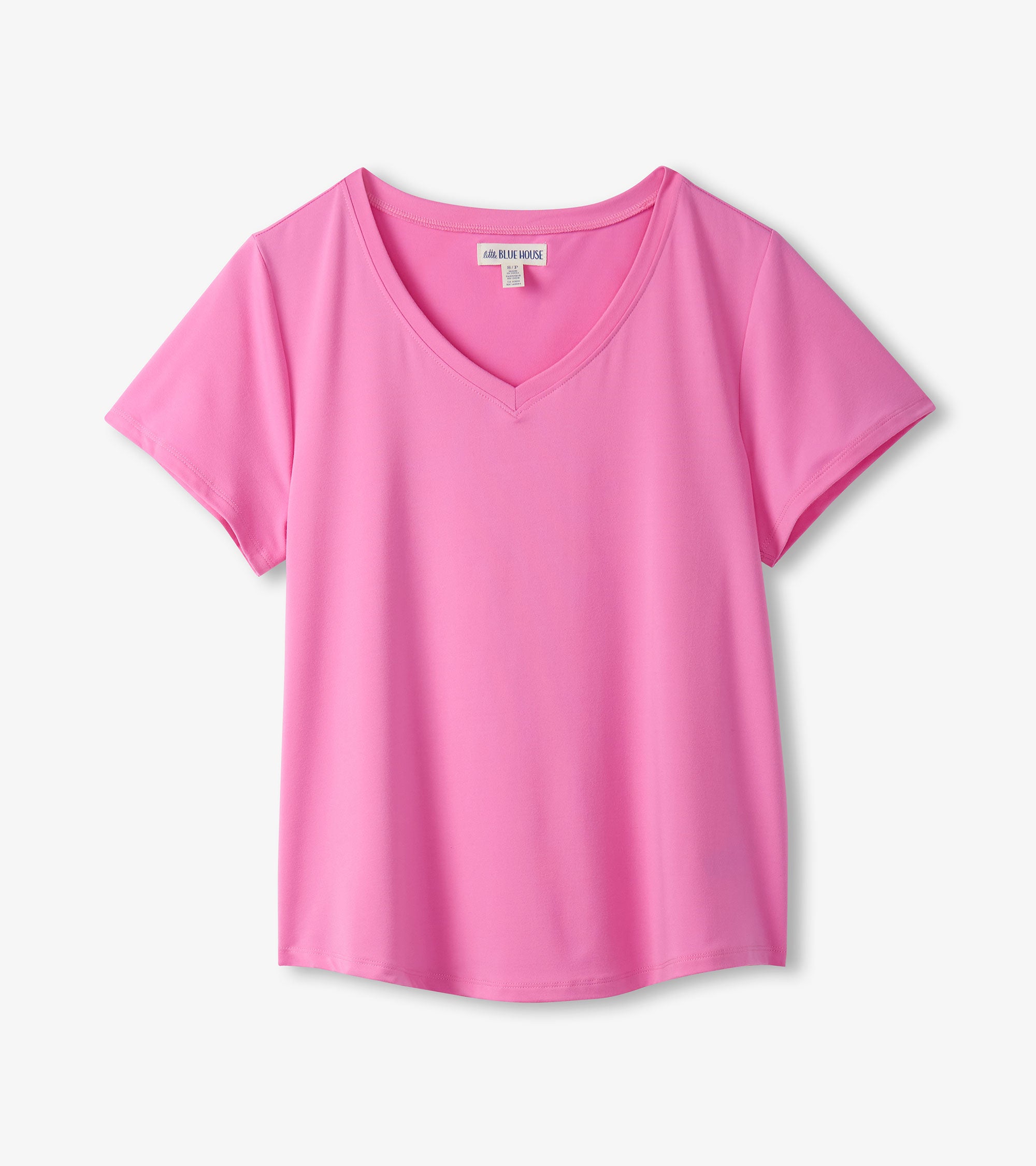 Women's Pink V-Neck T-Shirt