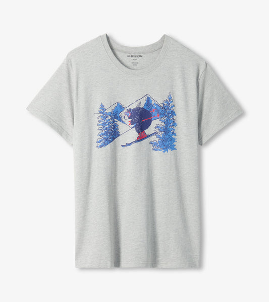 Men's Skiing Bear T-Shirt