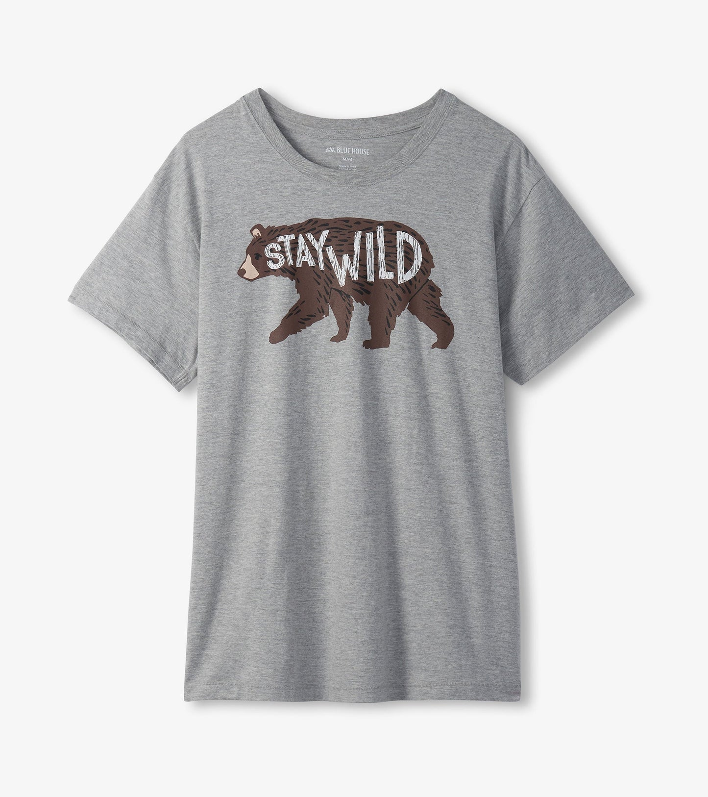 T-shirt pour homme – Ours « Stay Wild »