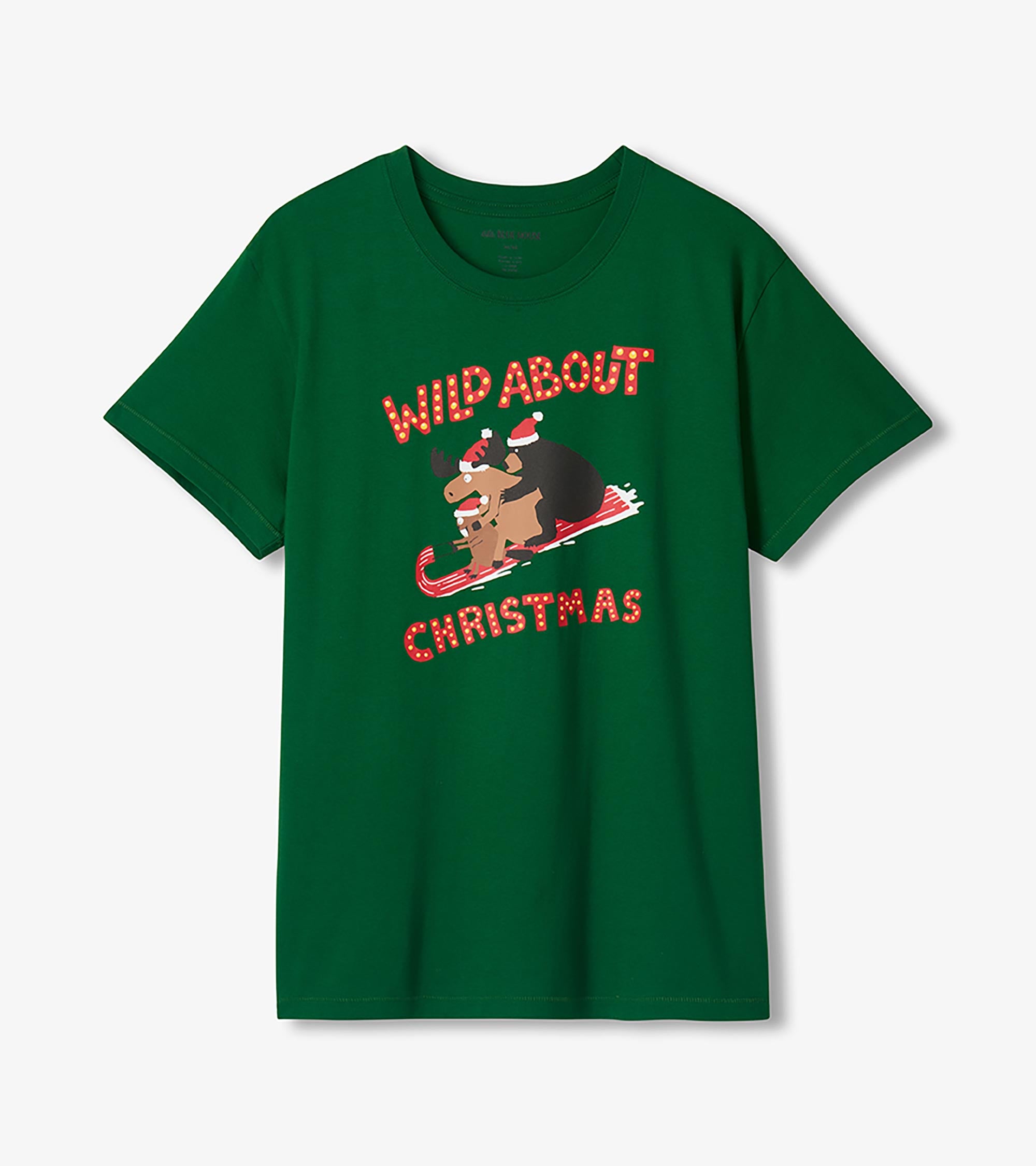 T-shirt pour homme – Animaux sauvages de Noël « Wild About Christmas »