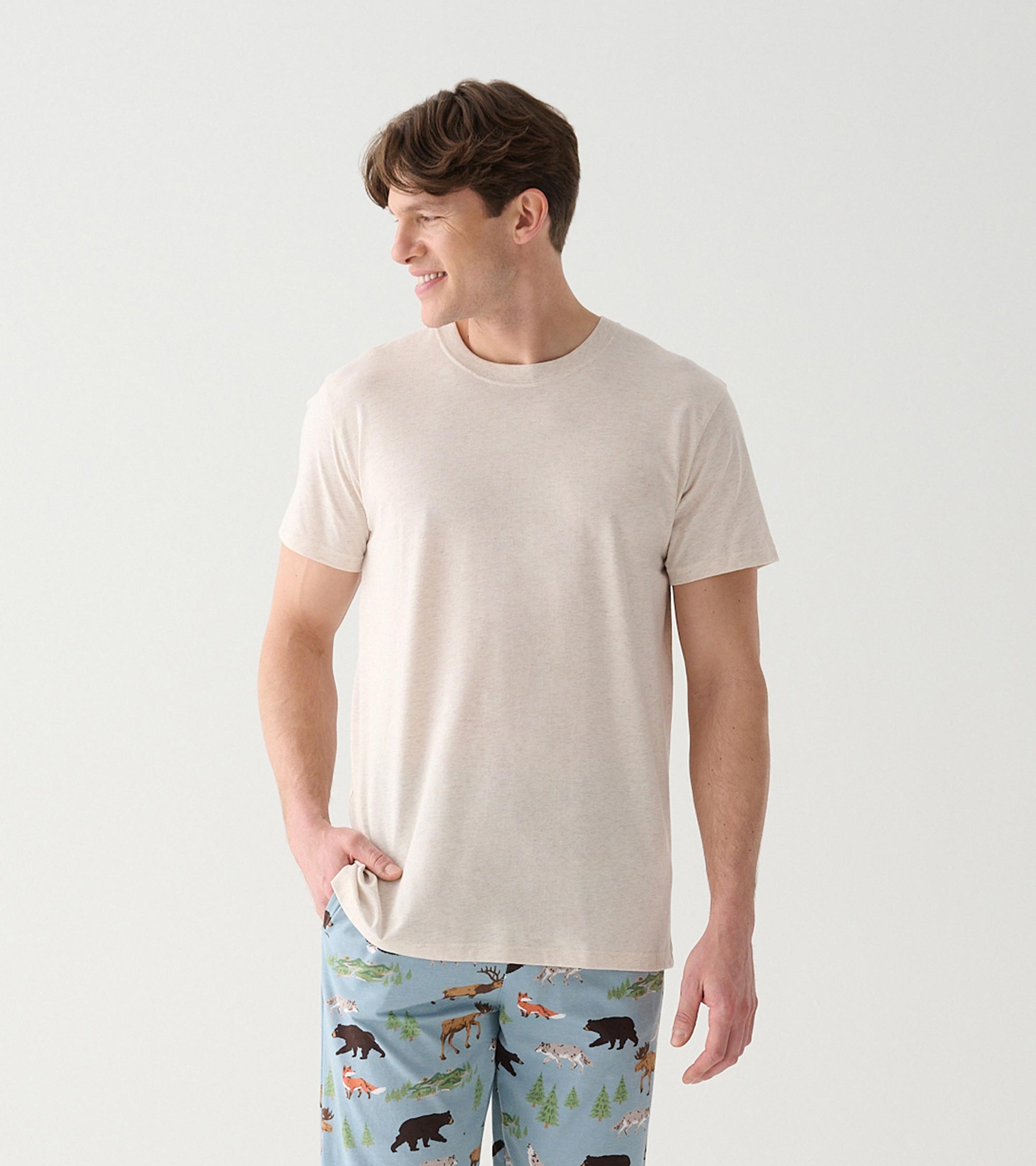 T-shirt pour homme – Orignal des bois