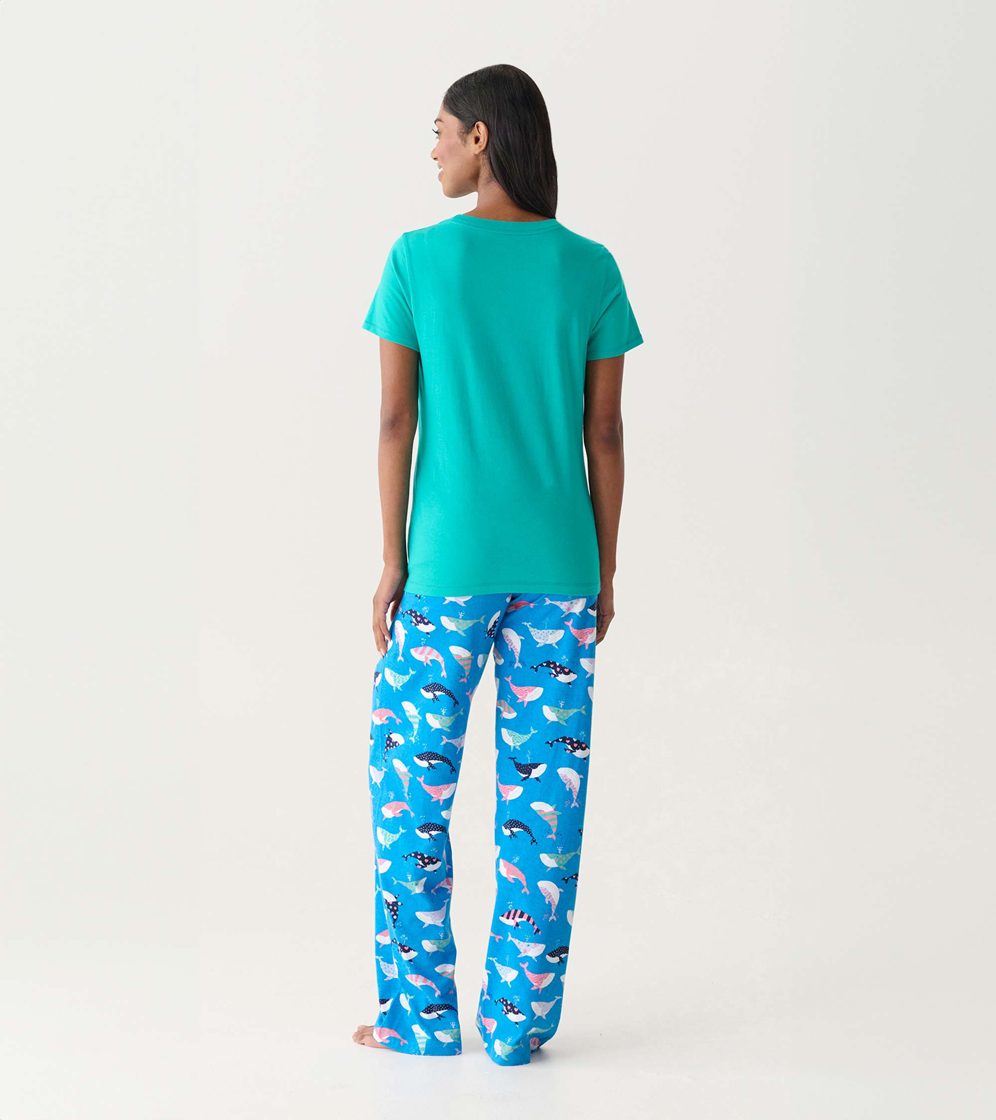 T-shirt de pyjama pour femme – Baleine amusante