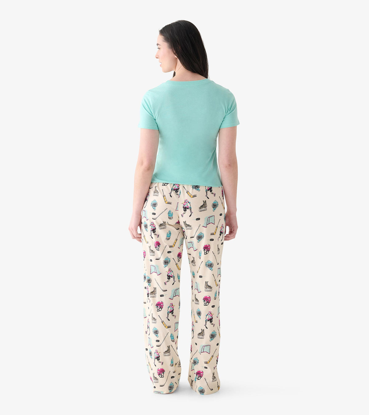 T-shirt de pyjama pour femme – Patin « Have an Ice Day »