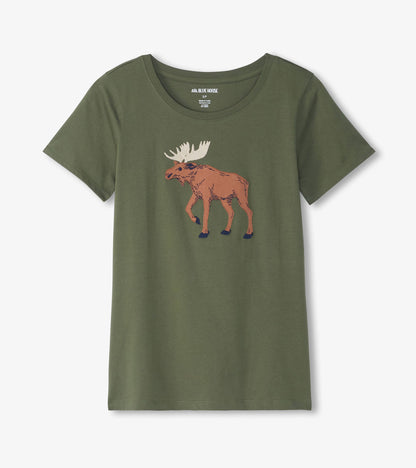 Women's Wild Moose Pajama T-Shirt