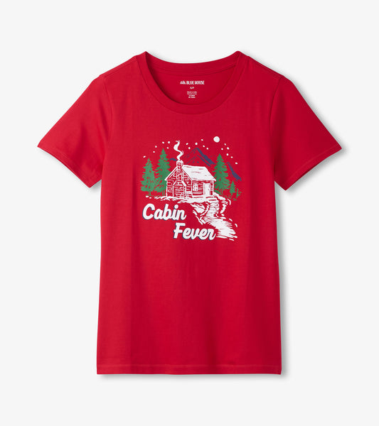 Women's Winter Cabin Pajama T-Shirt