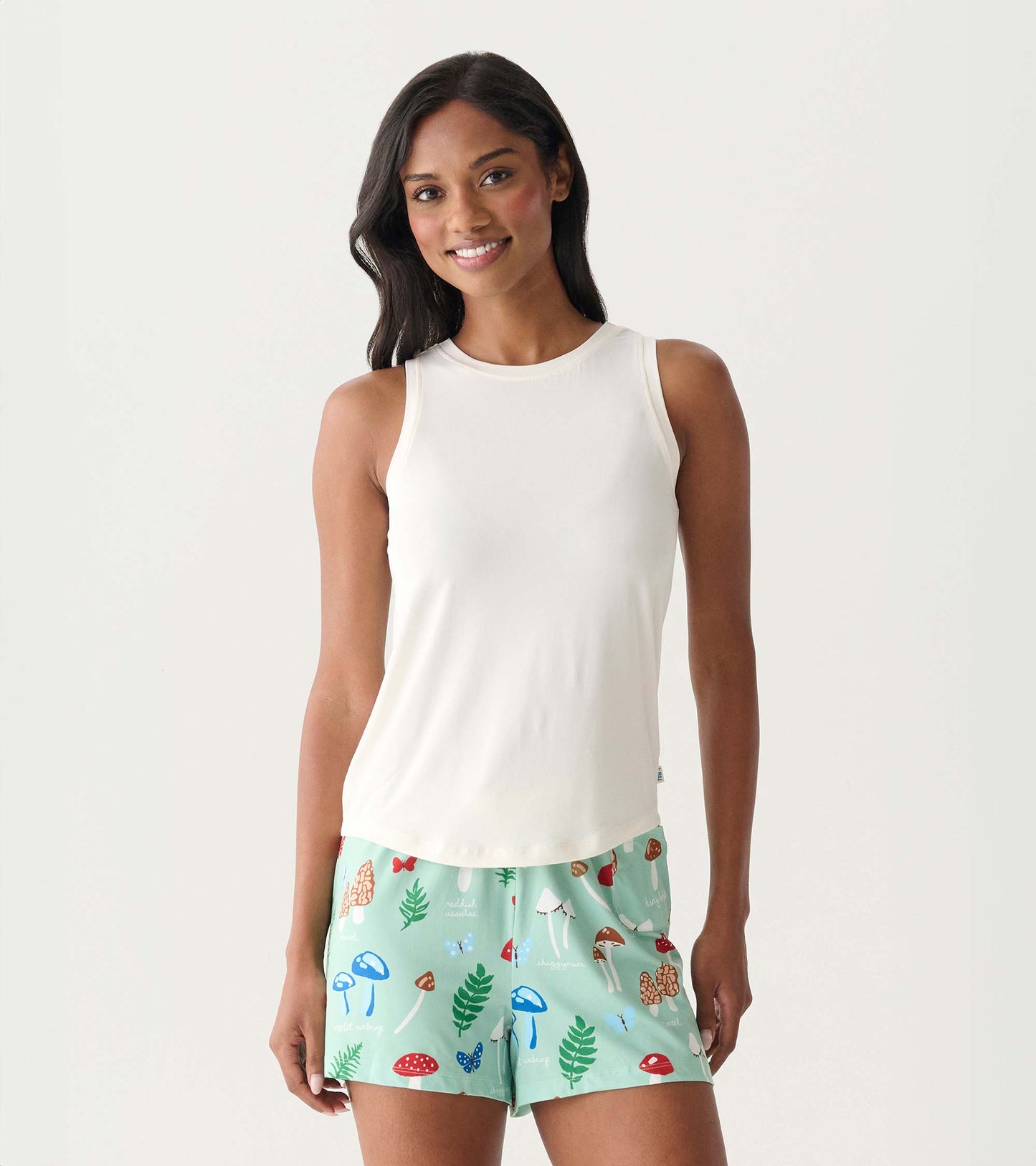 Women's Cream Pajama Tank