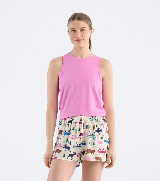 Women's Pink Pajama Tank