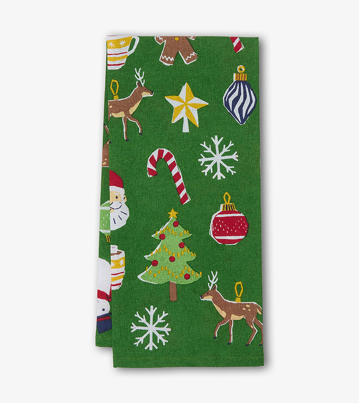 Paper Cut Christmas Tea Towel