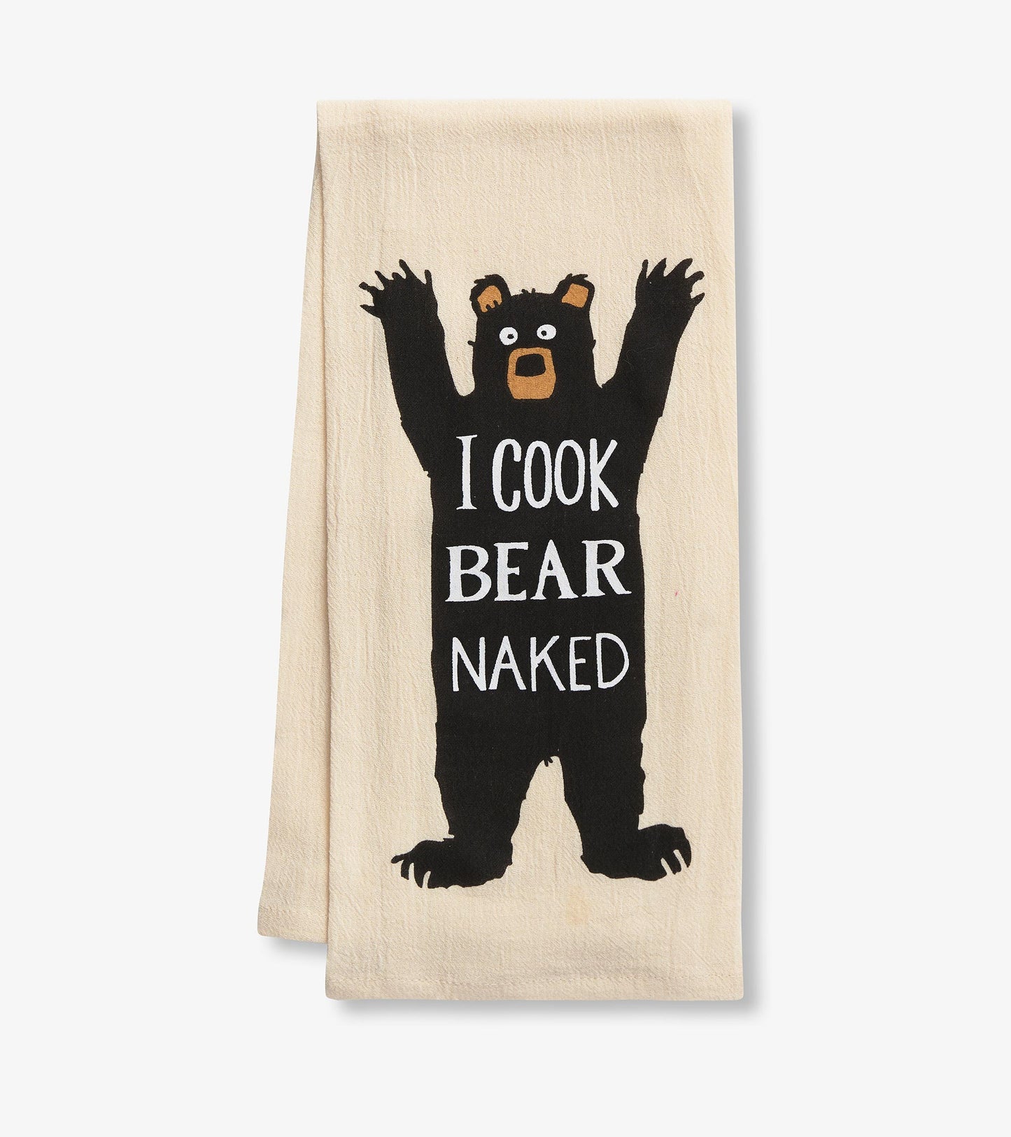 Linge à vaisselle – Ours « i cook bear naked »