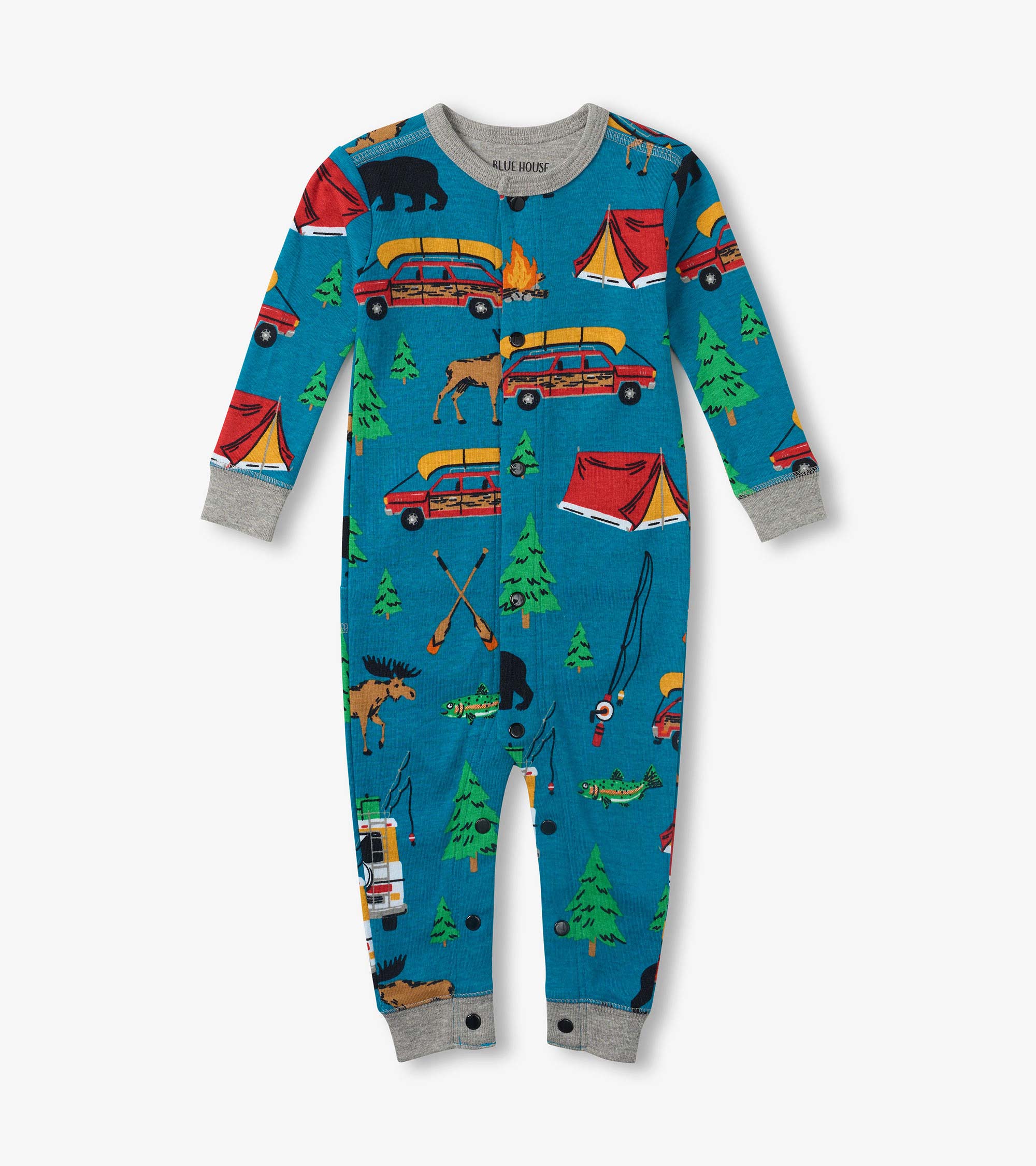 Combinaison pour bébé – Camping rétro