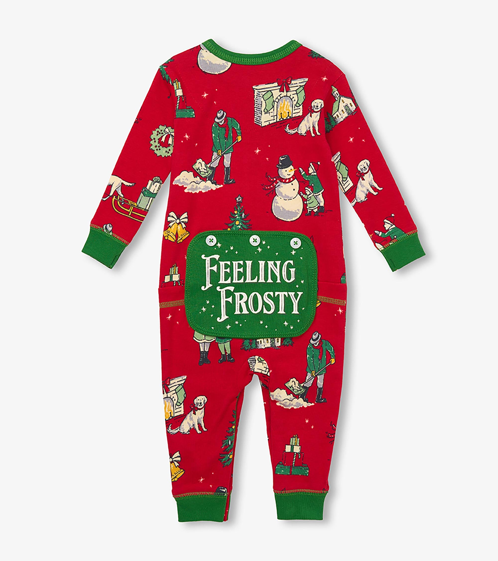 Combinaison pour bébé – Motifs de Noël rétro