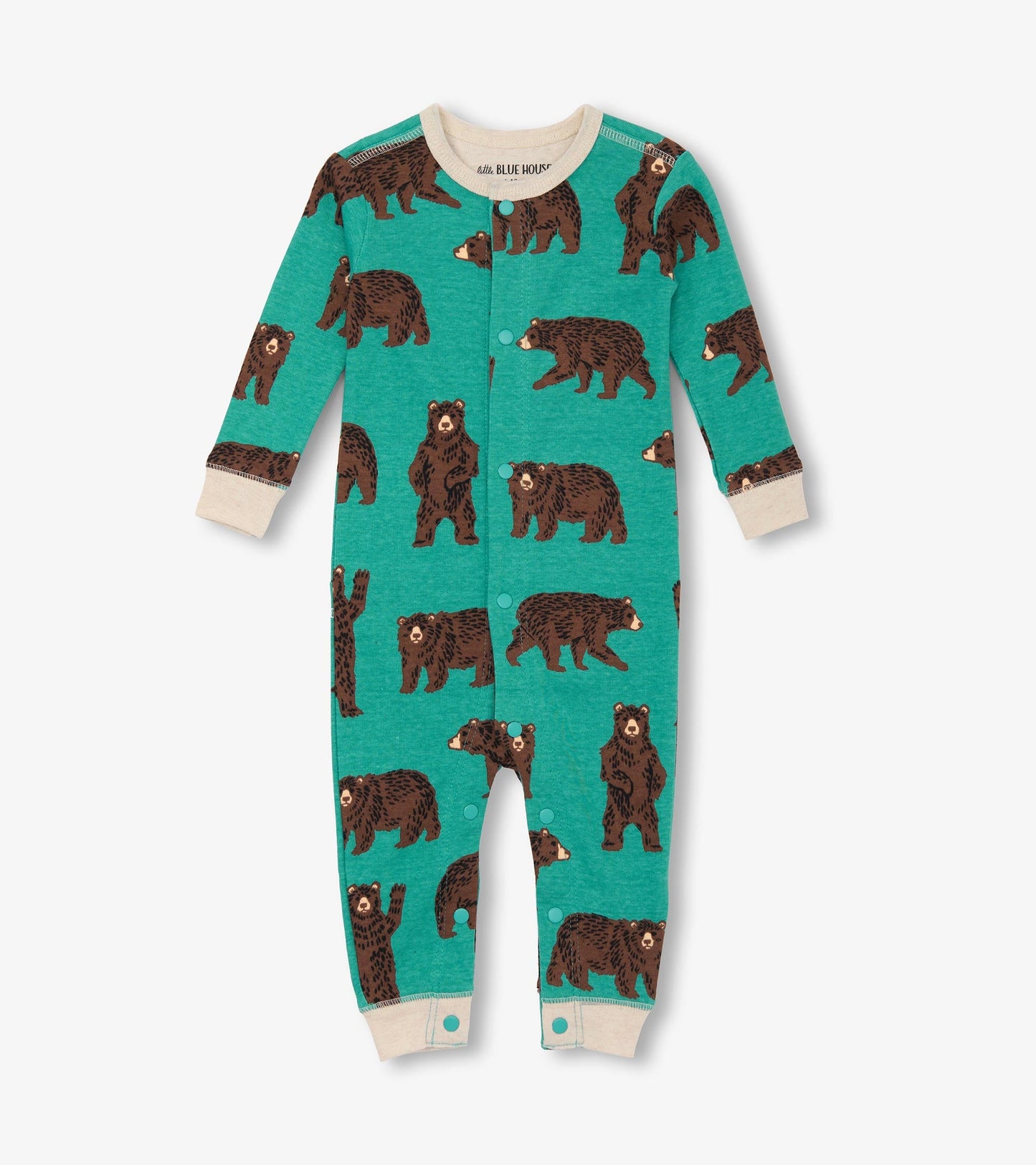 Baby Brown Bears Union Suit