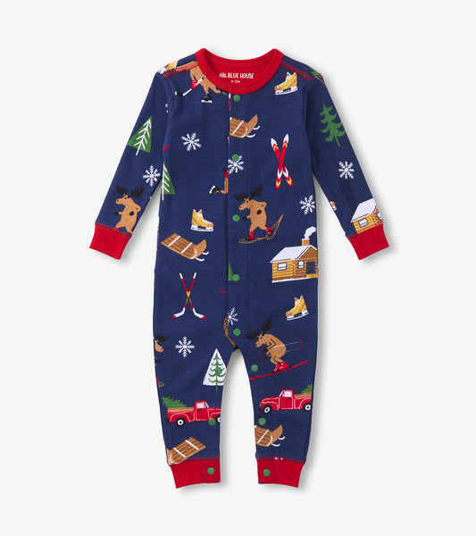 Combinaison pour bébé – Chalet d’hiver