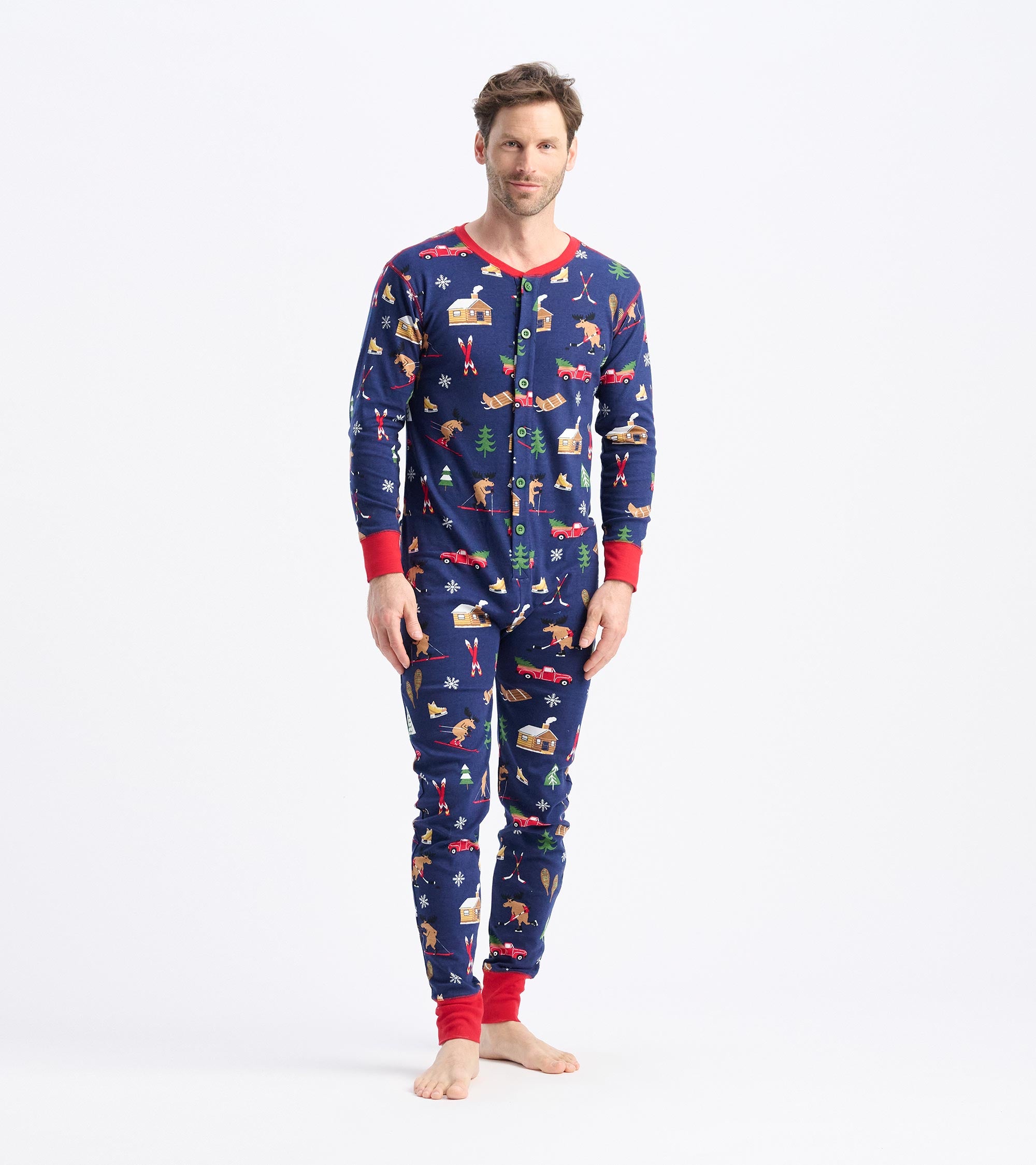 Adult Winter Cabin Onesie