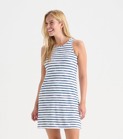 Robe sans manches – Rayures aquarelle