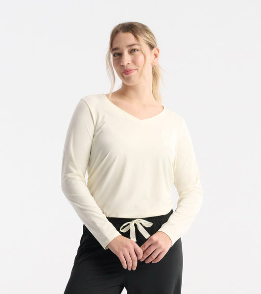 T-shirt à manches longues – Dentelle cami